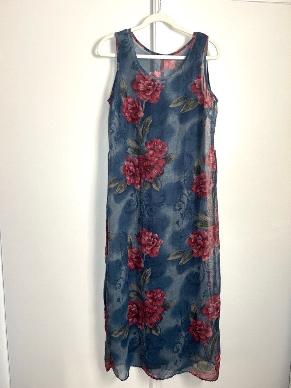Vintage California Concepts Floral Maxi Dress